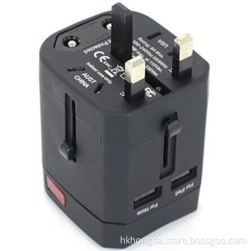 Universal Travel Charger with 5V 3.5A Output, UK/EU/USA/AUS Plugs